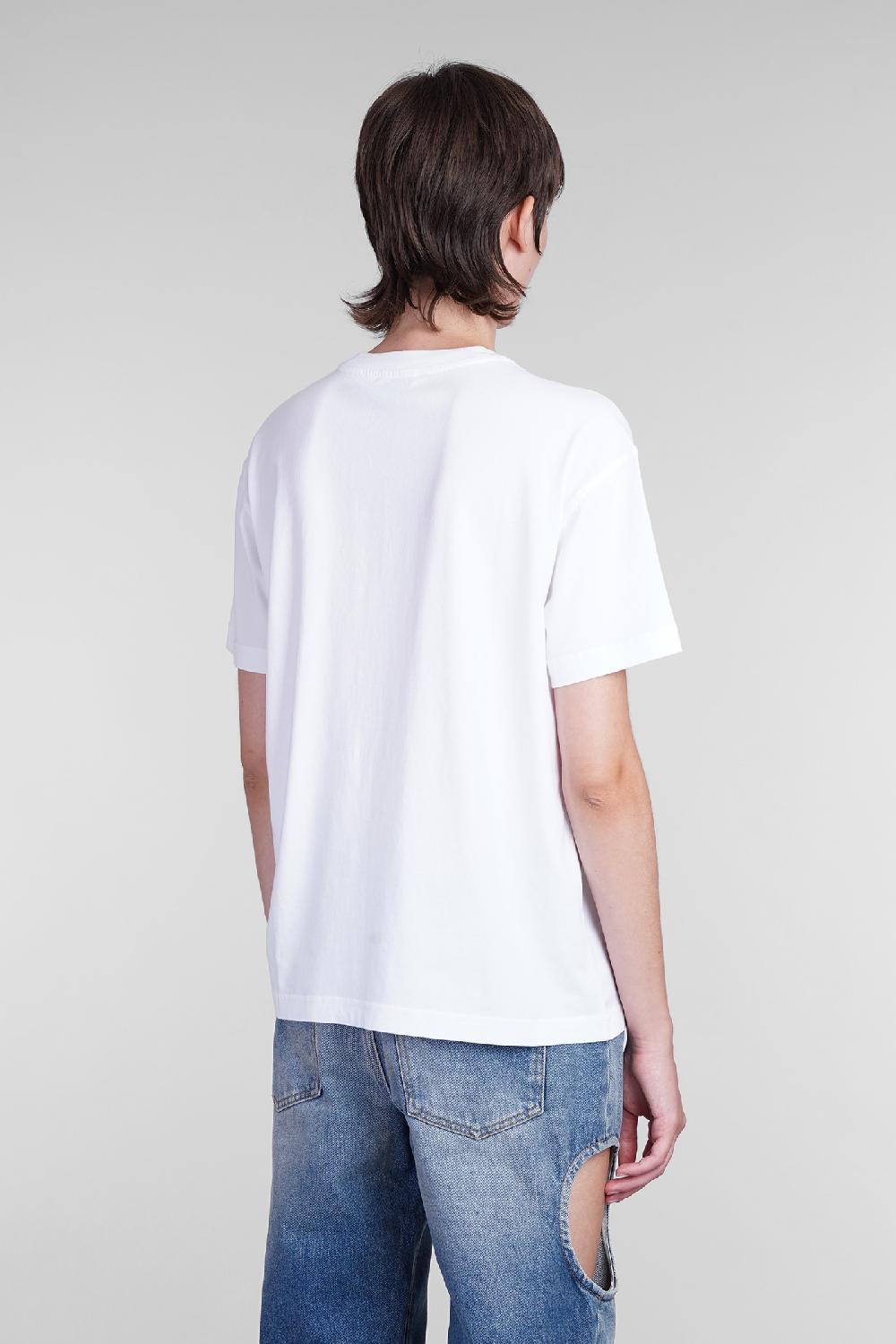 Deliberti Off White T-shirt In Cotone Bianco Cod. 404000 - Deliberti The Luxury Shopping