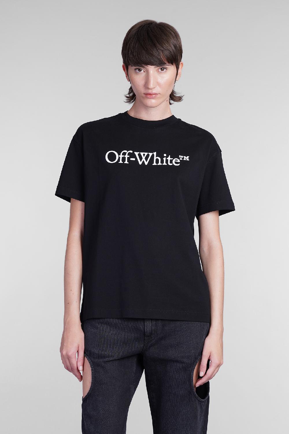 Deliberti Off White T-shirt in cotone nero cod. 404001 - Deliberti The Luxury Shopping
