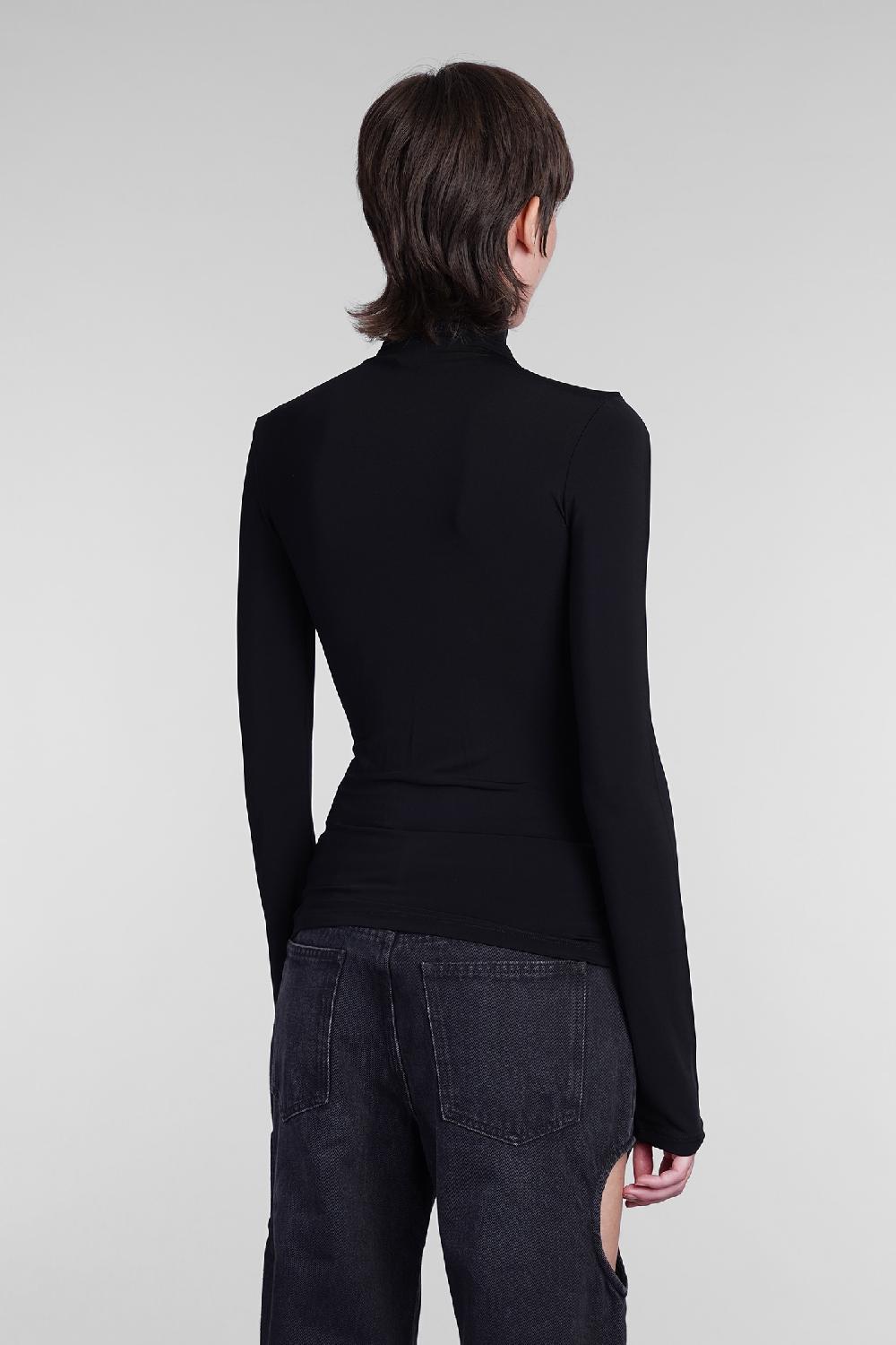 Deliberti Off White Topwear In Viscosa Nera Cod. 404003 - Deliberti The Luxury Shopping