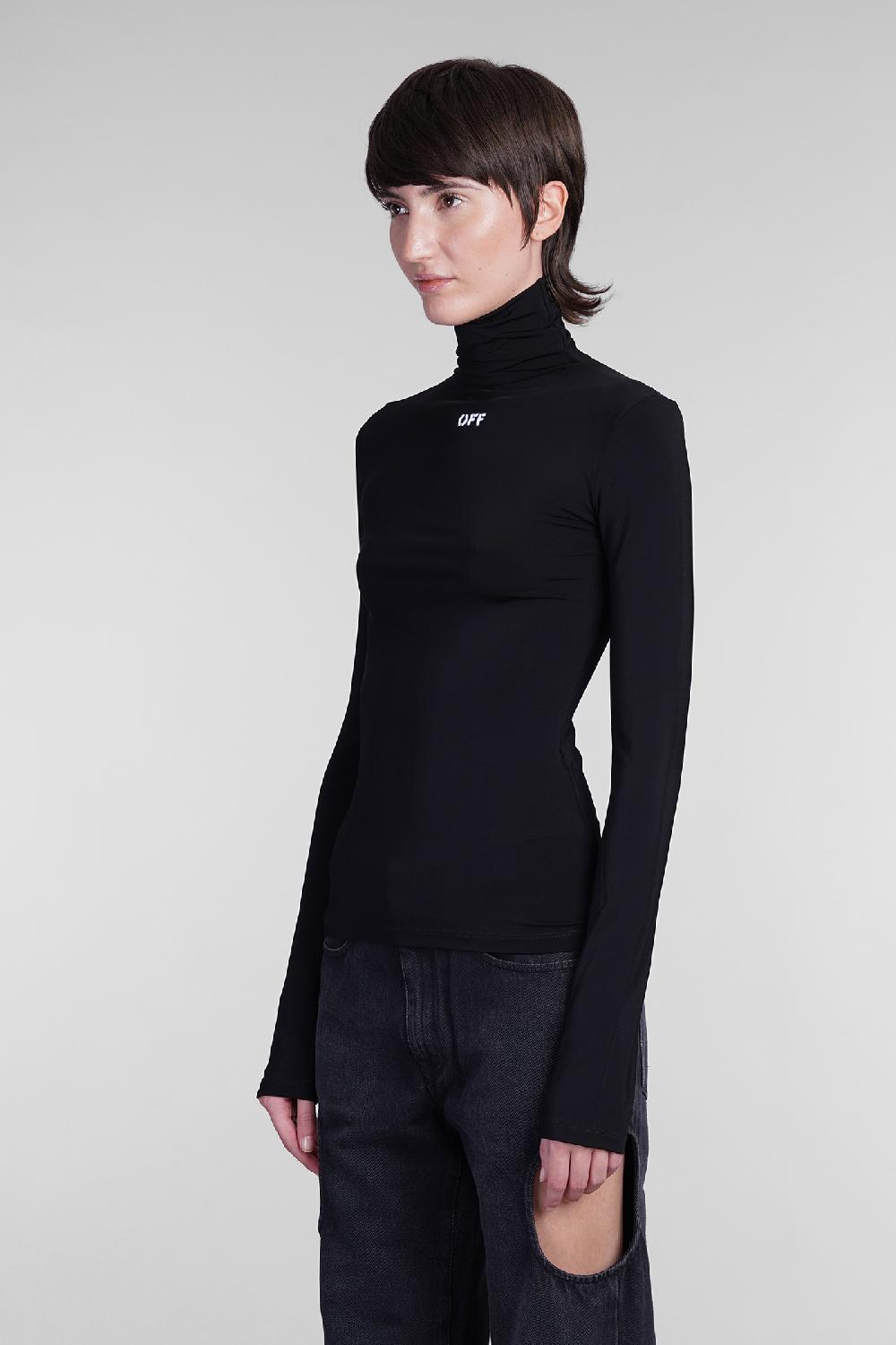 Deliberti Off White Topwear In Viscosa Nera Cod. 404003 - Deliberti The Luxury Shopping