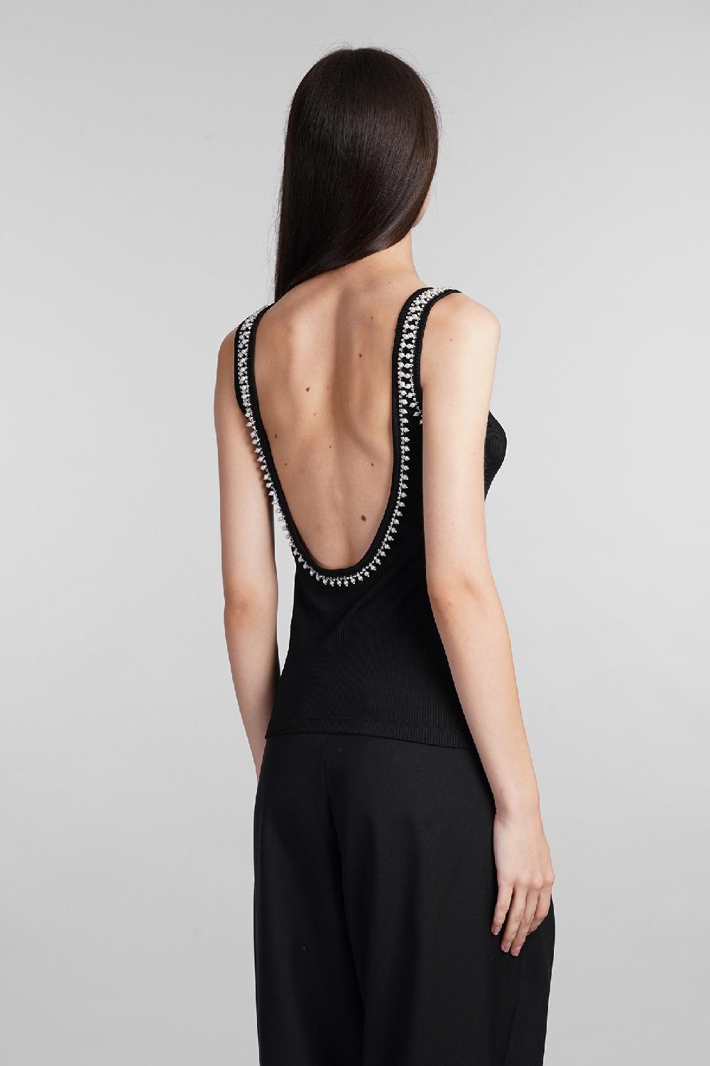 Deliberti Off White Topwear In Viscosa Nera Cod. 408051 - Deliberti The Luxury Shopping