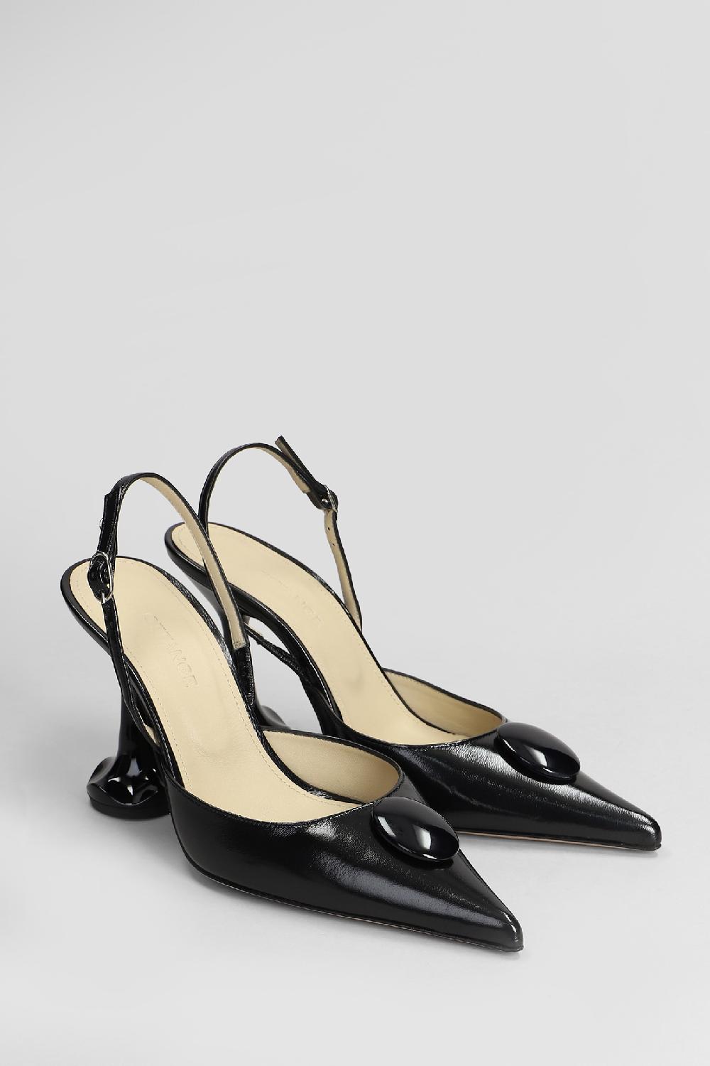 Deliberti Ottange Decollete Petunia In Pelle Nera Cod. 409195 - Deliberti The Luxury Shopping