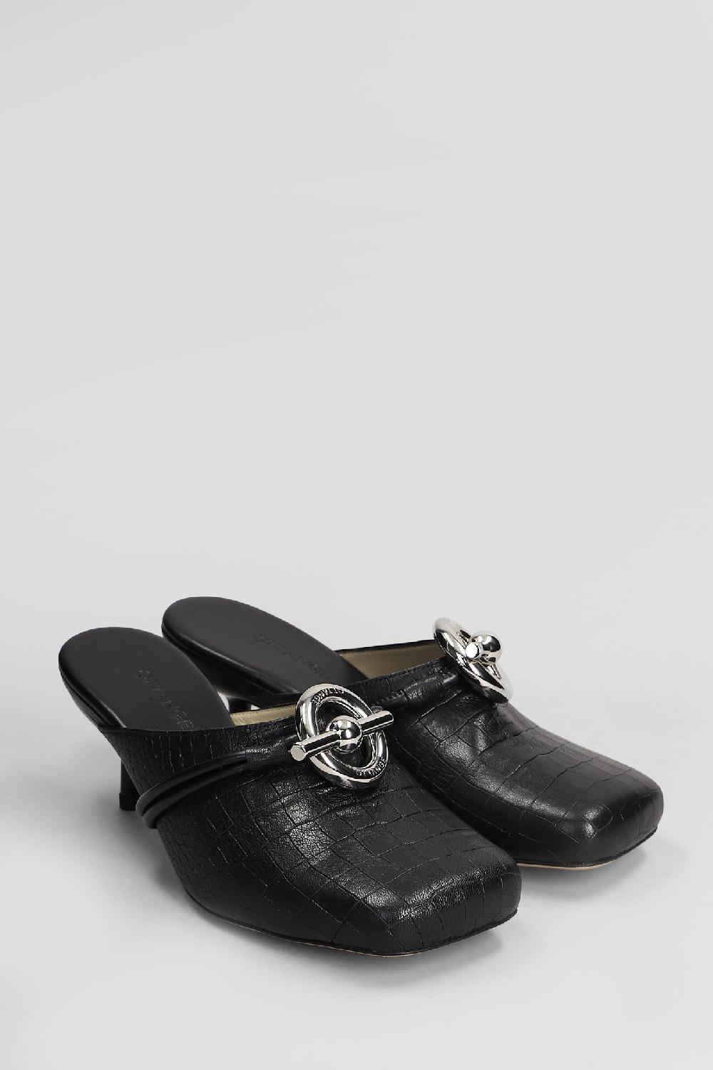 Deliberti Ottange Slipper-mule Le Clog In Pelle Nera Cod. 409197 - Deliberti The Luxury Shopping