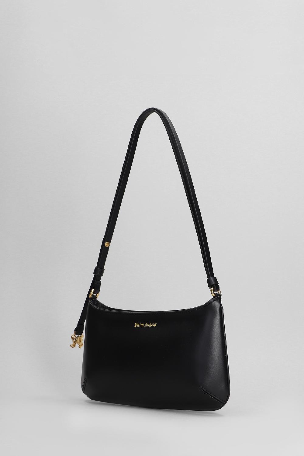 Deliberti Palm Angels Borsa A Spalla Georgina In Pelle Nera Cod. 404230 - Deliberti The Luxury Shopping