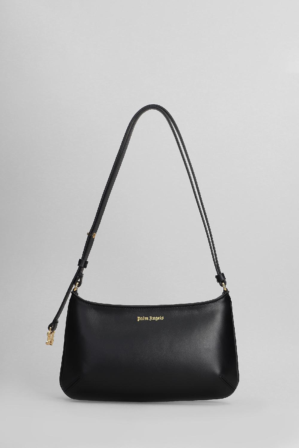 Deliberti Palm Angels Borsa a spalla georgina in pelle nera cod. 404230 - Deliberti The Luxury Shopping