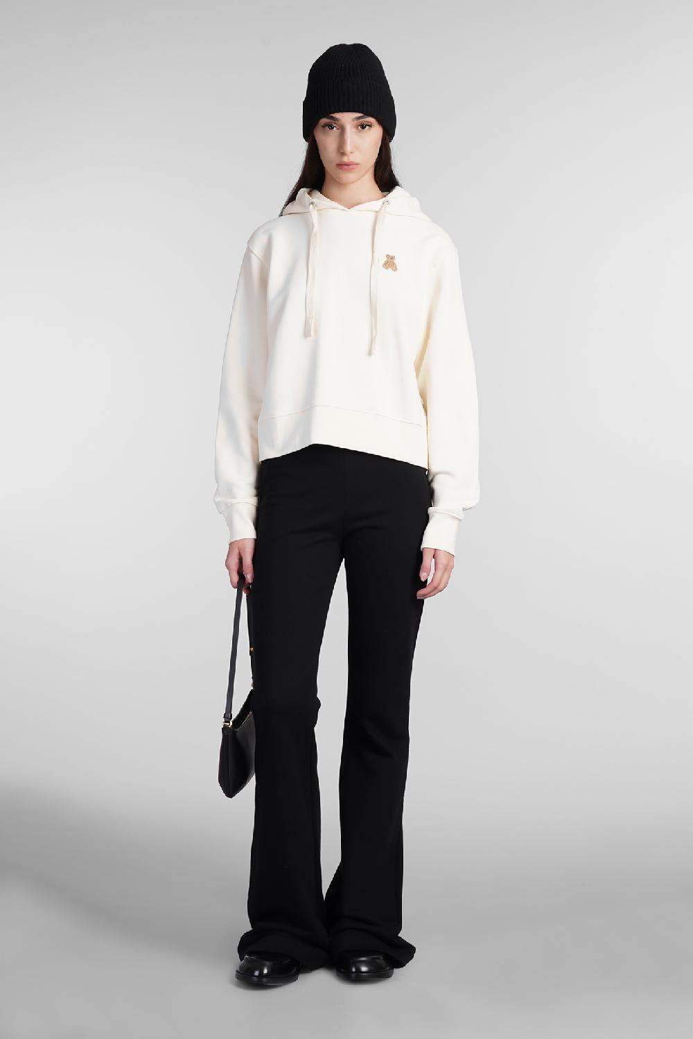 Deliberti Palm Angels Felpa In Cotone Bianco Cod. 409134 - Deliberti The Luxury Shopping