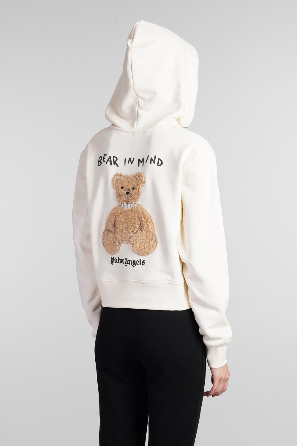 Deliberti Palm Angels Felpa In Cotone Bianco Cod. 409134 - Deliberti The Luxury Shopping