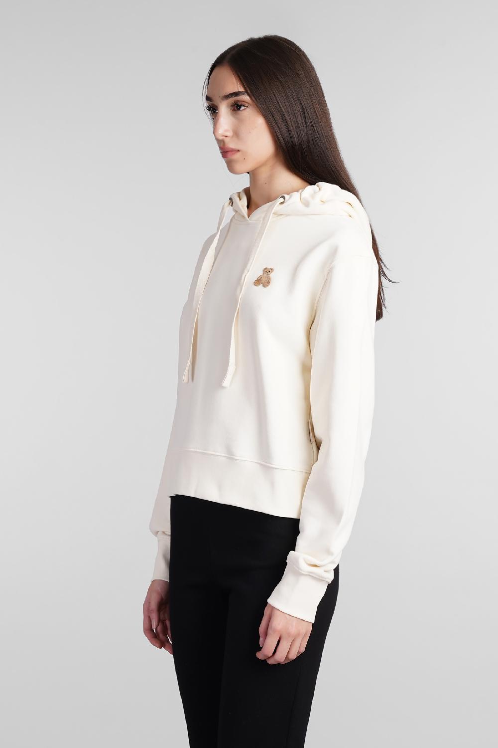 Deliberti Palm Angels Felpa In Cotone Bianco Cod. 409134 - Deliberti The Luxury Shopping