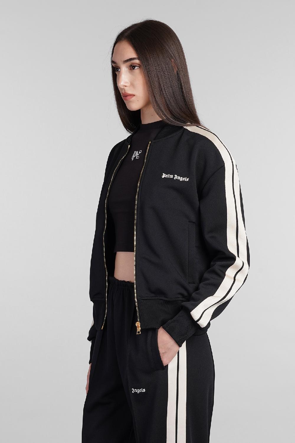 Deliberti Palm Angels Felpa In Poliestere Nero Cod. 404224 - Deliberti The Luxury Shopping