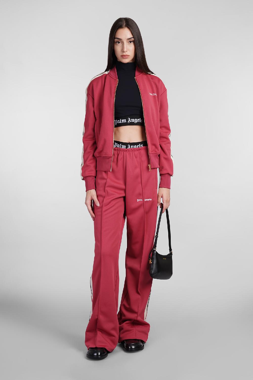 Deliberti Palm Angels Felpa In Poliestere Rosso Cod. 404235 - Deliberti The Luxury Shopping