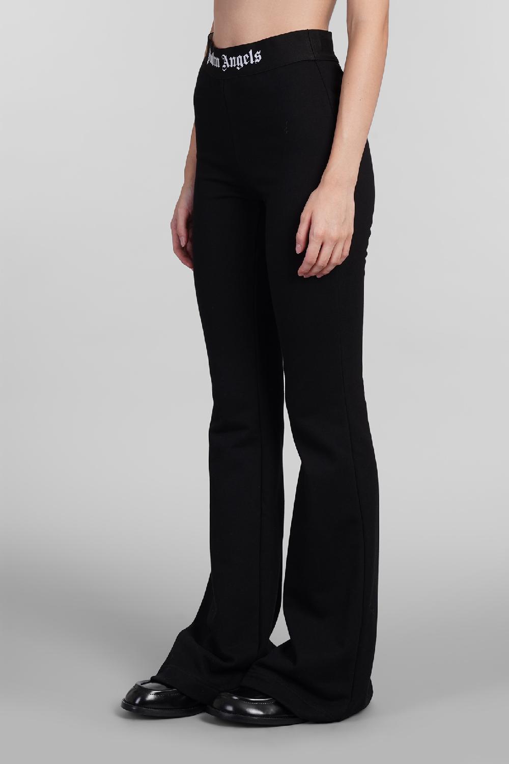 Deliberti Palm Angels Pantalone In Cotone Nero Cod. 404225 - Deliberti The Luxury Shopping