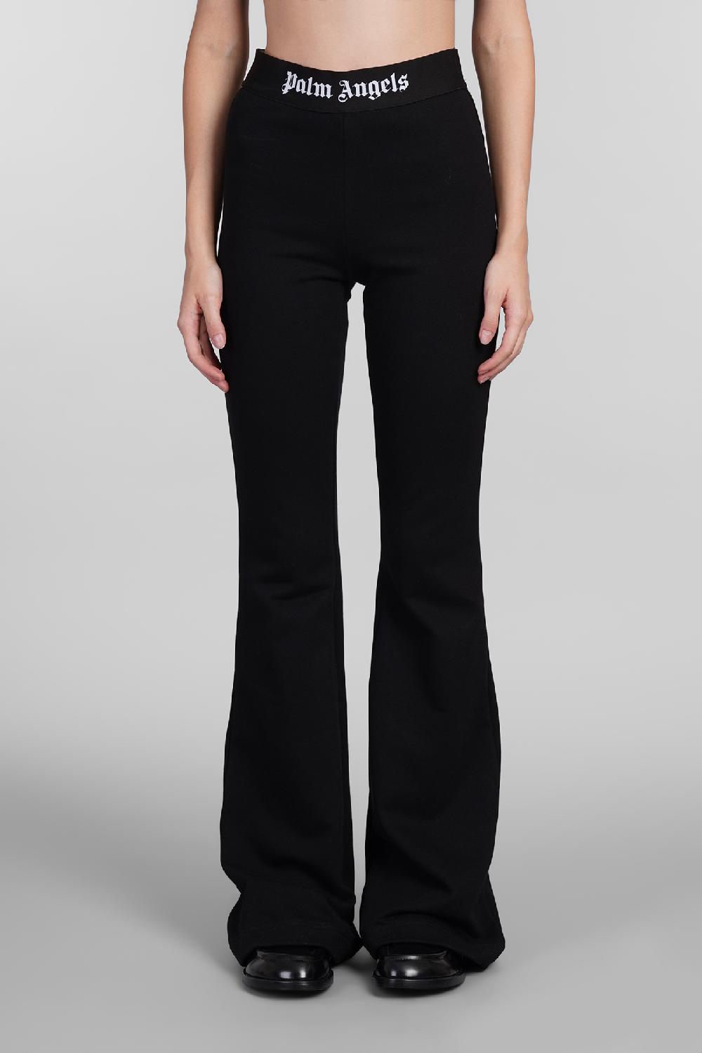 Deliberti Palm Angels Pantalone in cotone nero cod. 404225 - Deliberti The Luxury Shopping