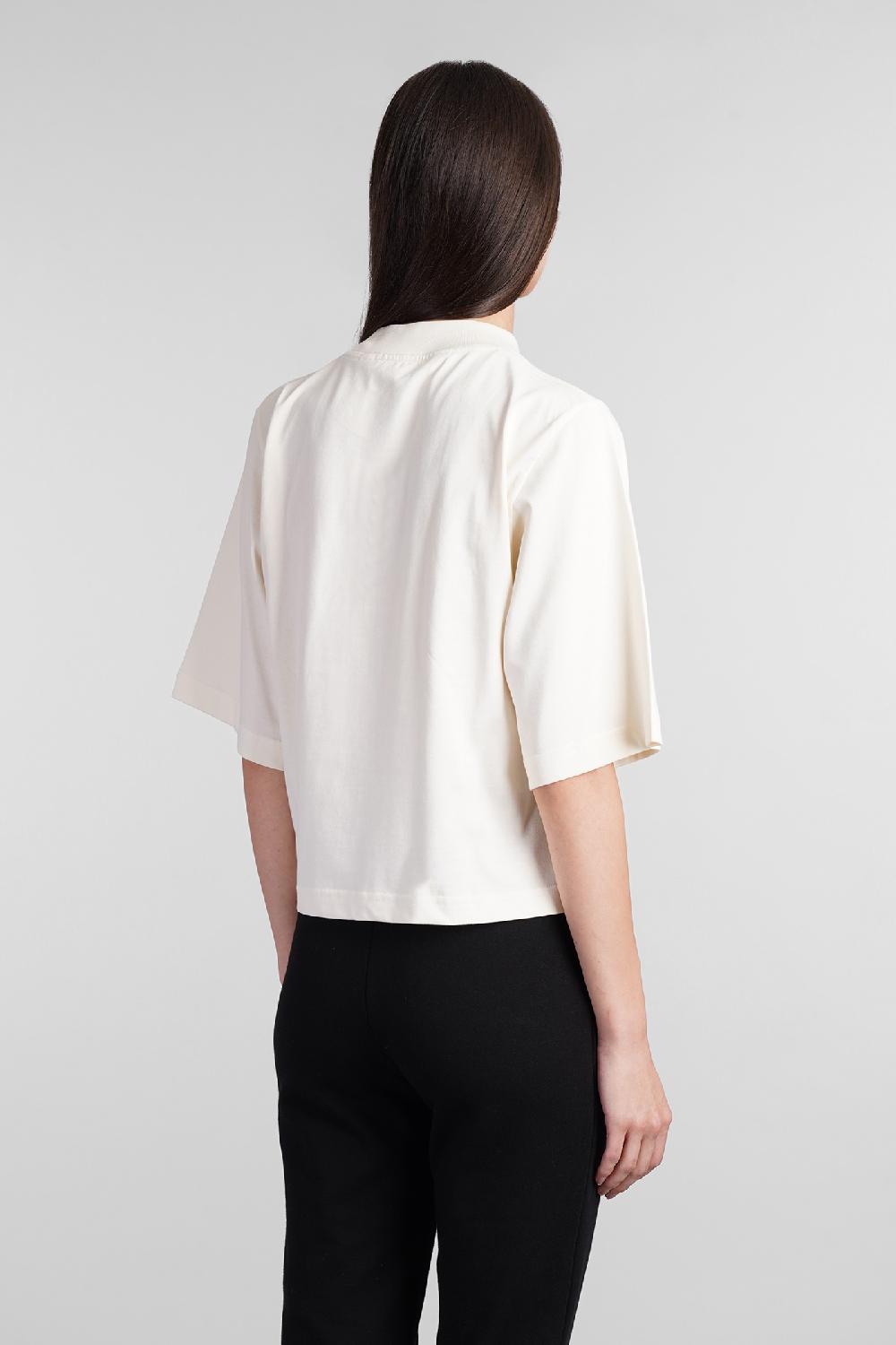 Deliberti Palm Angels T-shirt In Cotone Bianco Cod. 409132 - Deliberti The Luxury Shopping