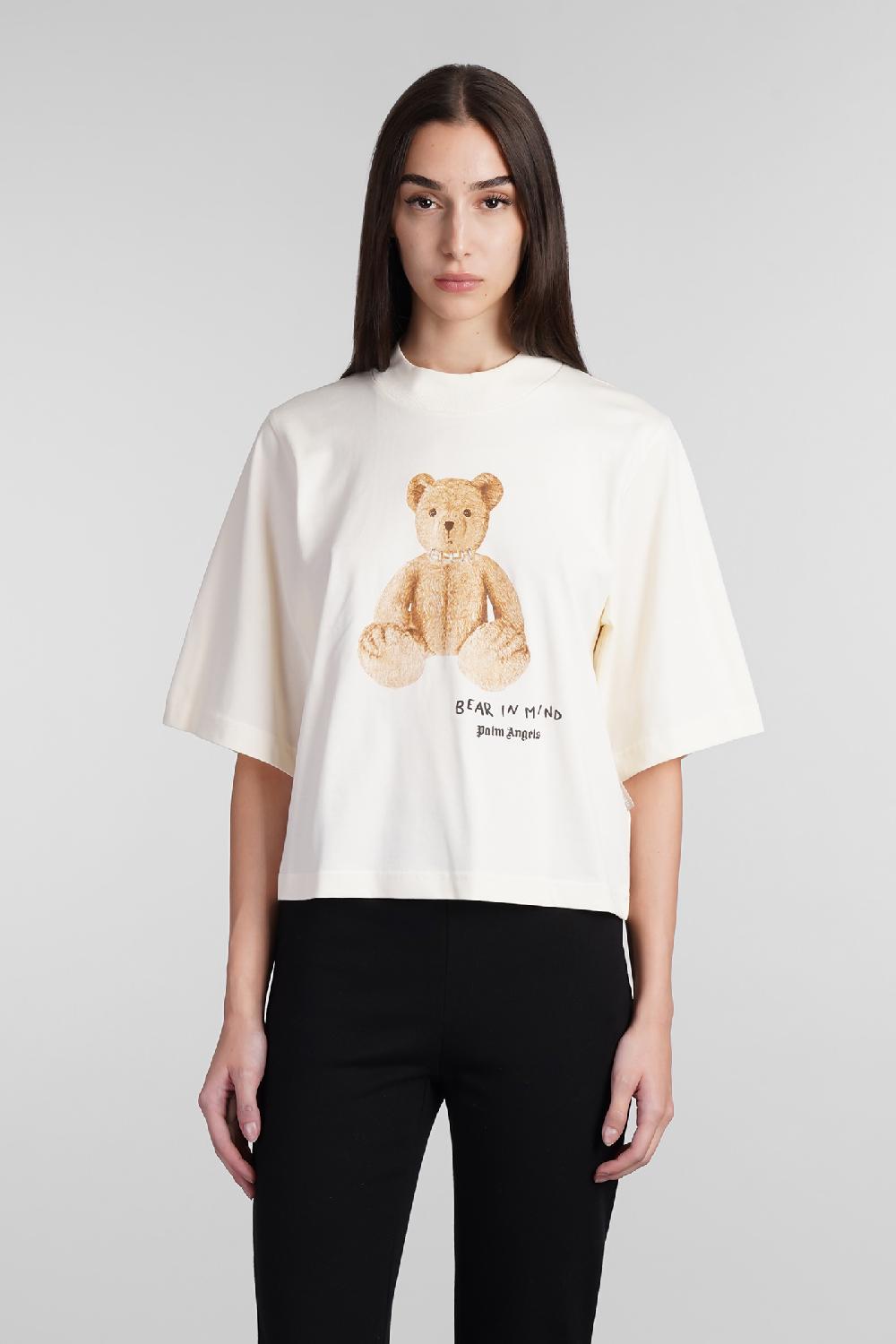 Deliberti Palm Angels T-shirt in cotone bianco cod. 409132 - Deliberti The Luxury Shopping