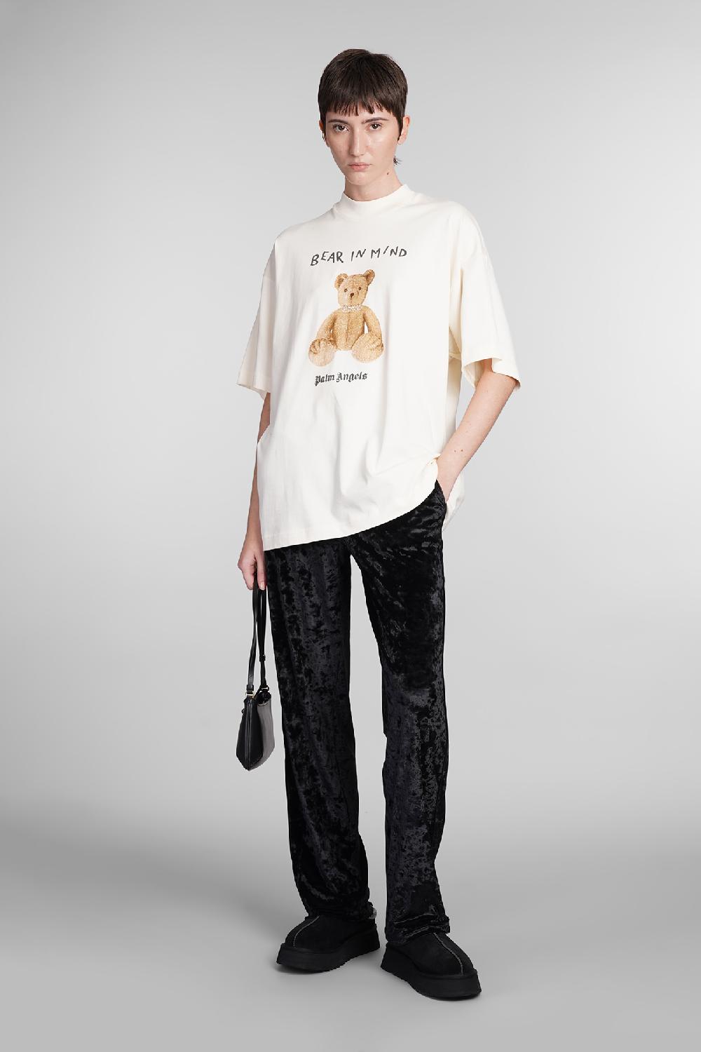 Deliberti Palm Angels T-shirt In Cotone Bianco Cod. 409133 - Deliberti The Luxury Shopping
