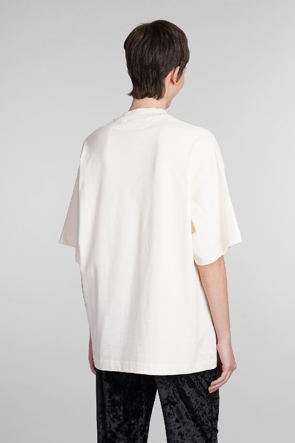 Deliberti Palm Angels T-shirt In Cotone Bianco Cod. 409133 - Deliberti The Luxury Shopping