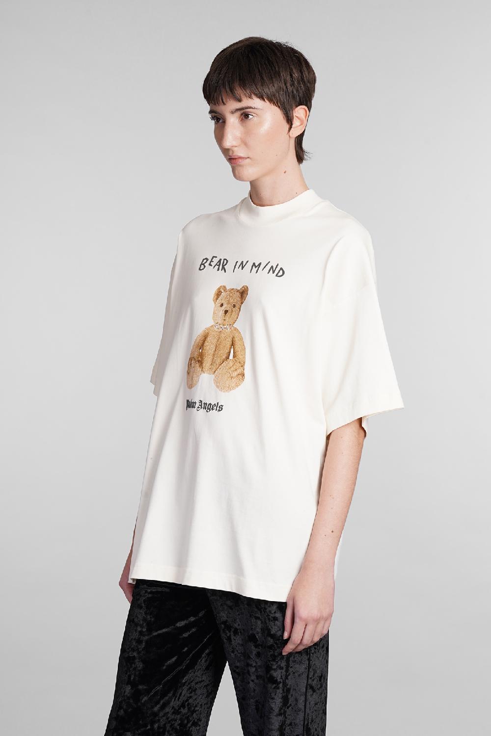 Deliberti Palm Angels T-shirt In Cotone Bianco Cod. 409133 - Deliberti The Luxury Shopping