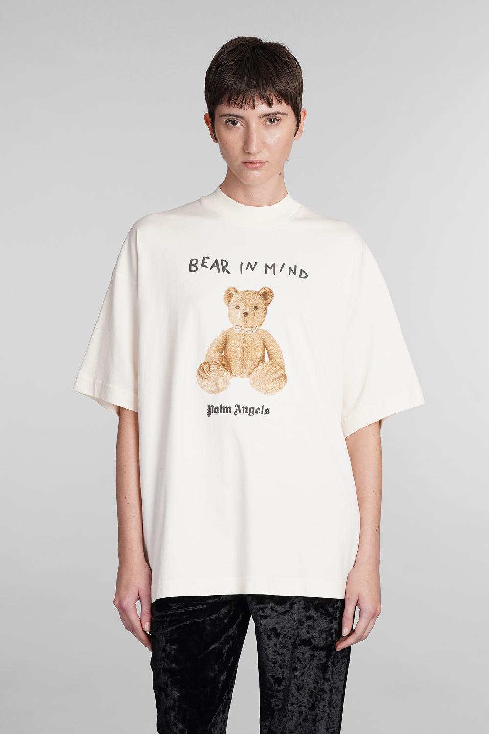 Deliberti Palm Angels T-shirt in cotone bianco cod. 409133 - Deliberti The Luxury Shopping