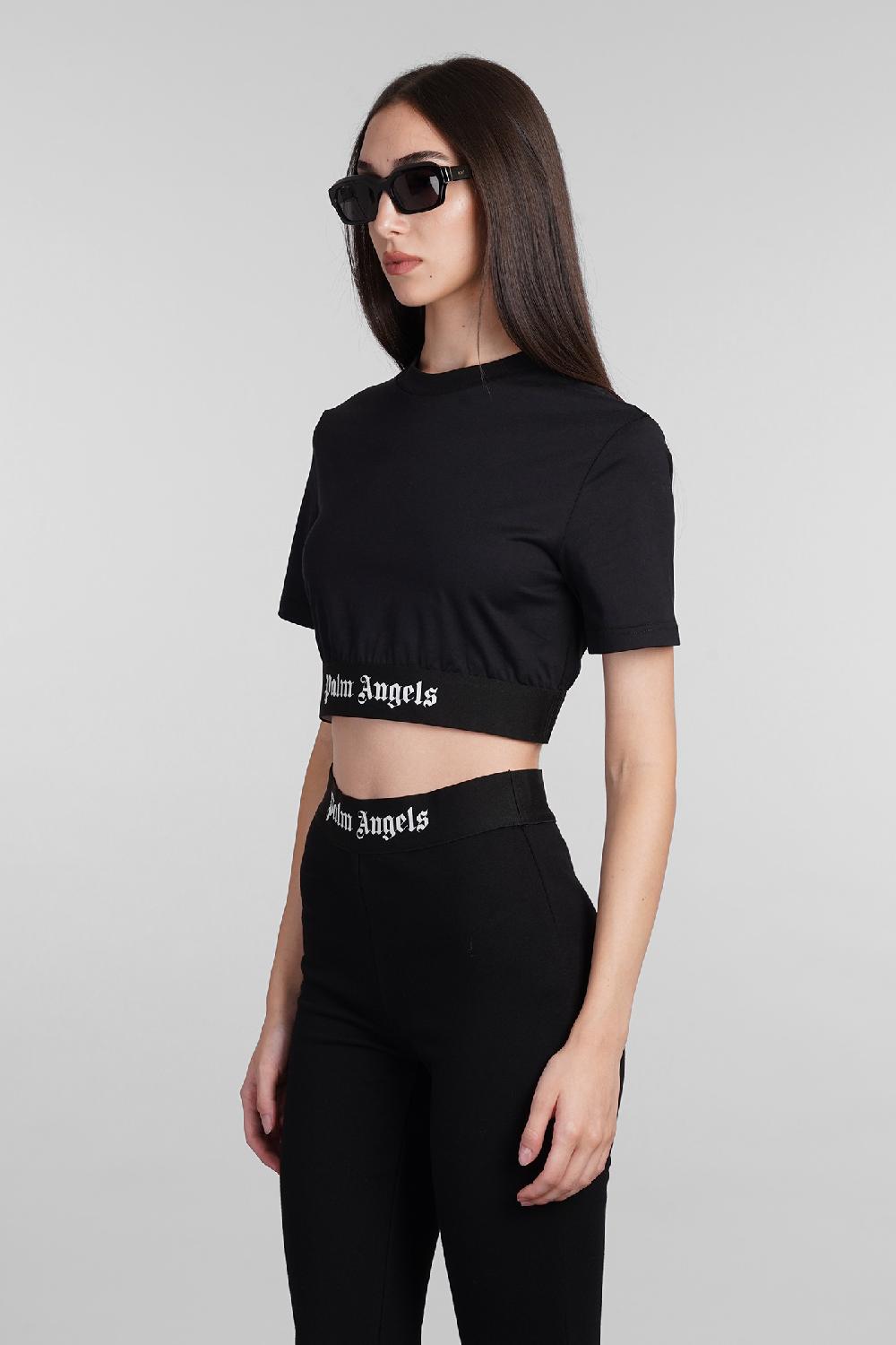 Deliberti Palm Angels T-shirt In Cotone Nero Cod. 404223 - Deliberti The Luxury Shopping
