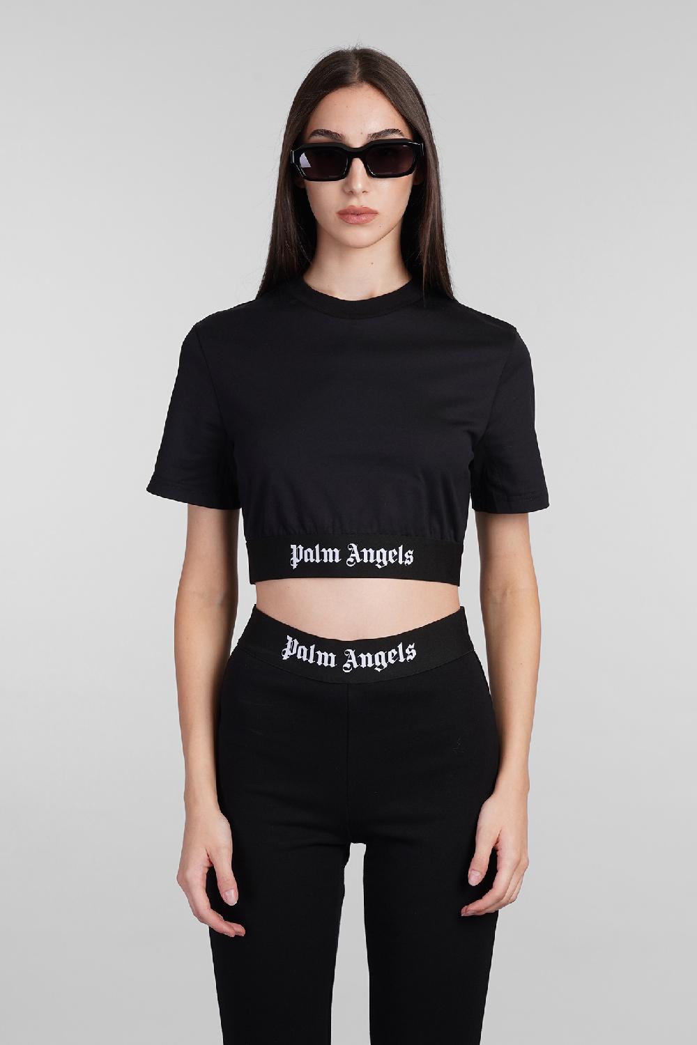 Deliberti Palm Angels T-shirt in cotone nero cod. 404223 - Deliberti The Luxury Shopping