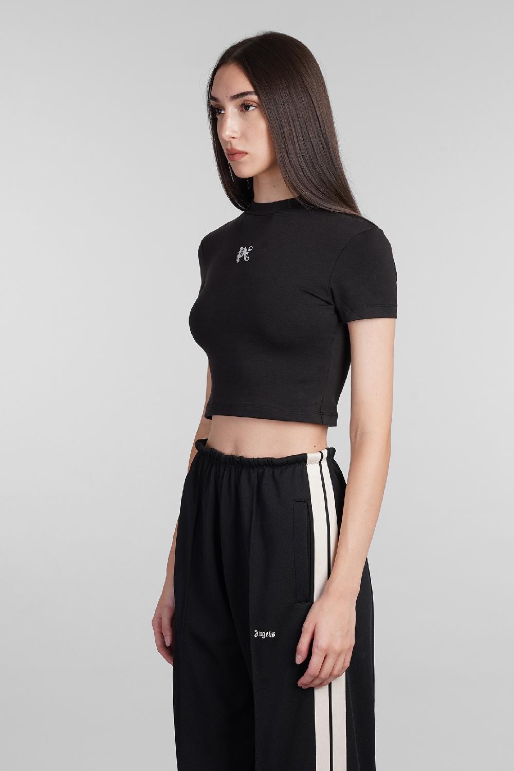 Deliberti Palm Angels T-shirt In Cotone Nero Cod. 404233 - Deliberti The Luxury Shopping