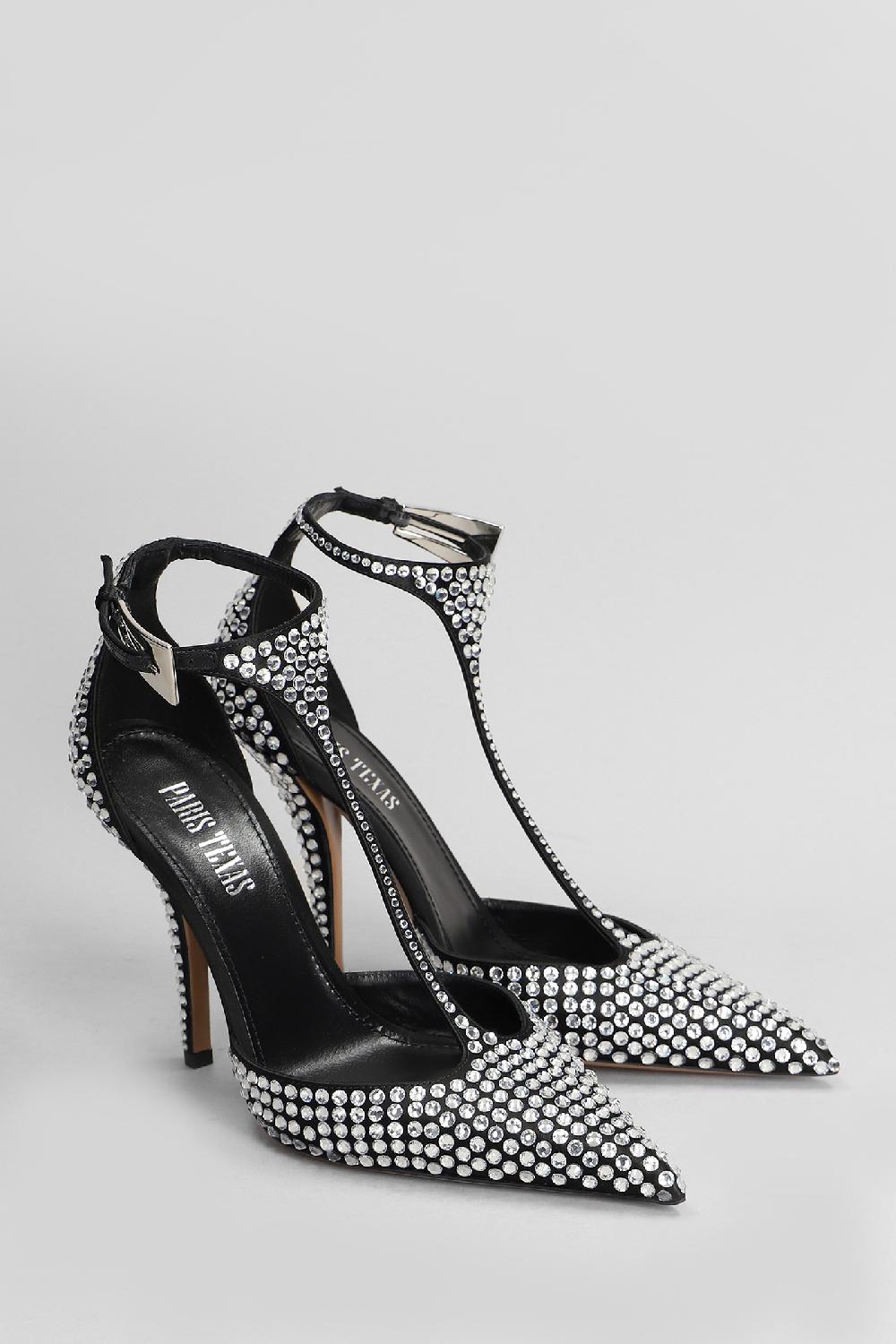 Deliberti Paris Texas Decollete Jessica In Raso Nero Cod. 409251 - Deliberti The Luxury Shopping