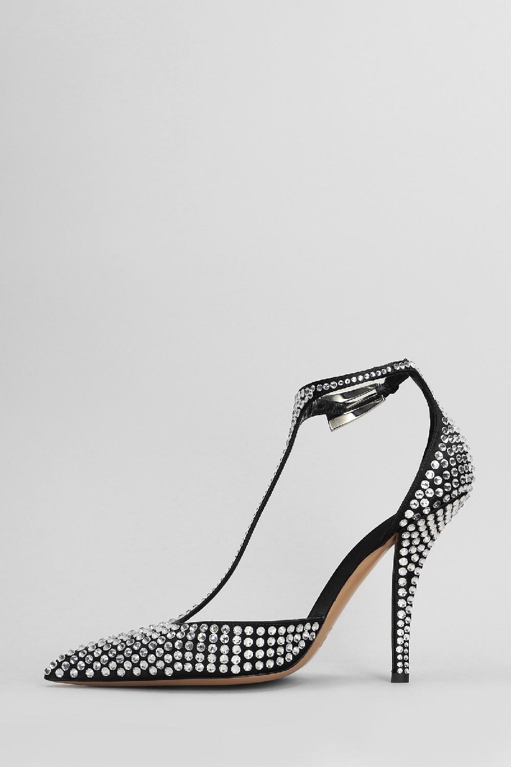 Deliberti Paris Texas Decollete Jessica In Raso Nero Cod. 409251 - Deliberti The Luxury Shopping