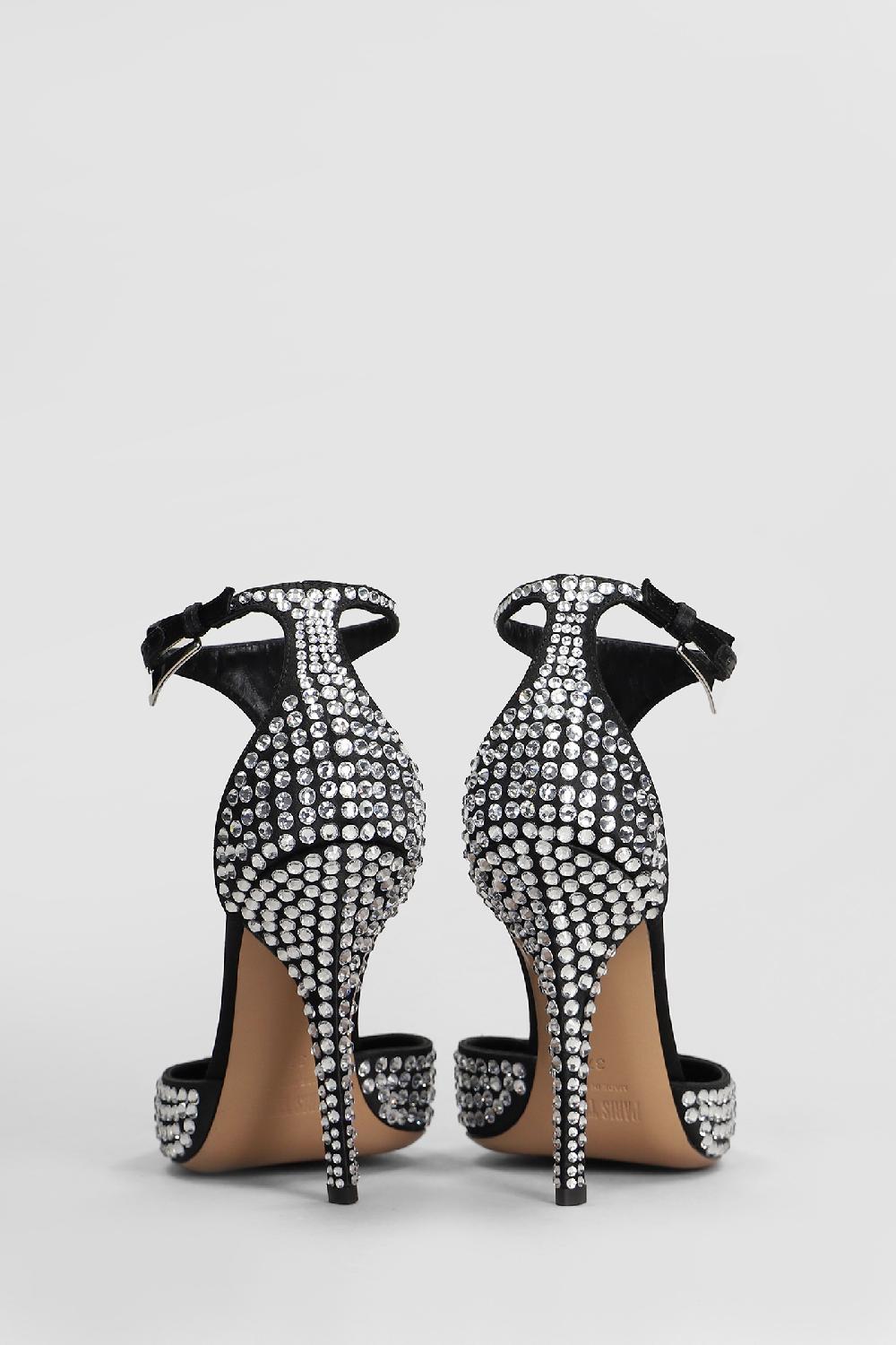 Deliberti Paris Texas Decollete Jessica In Raso Nero Cod. 409251 - Deliberti The Luxury Shopping