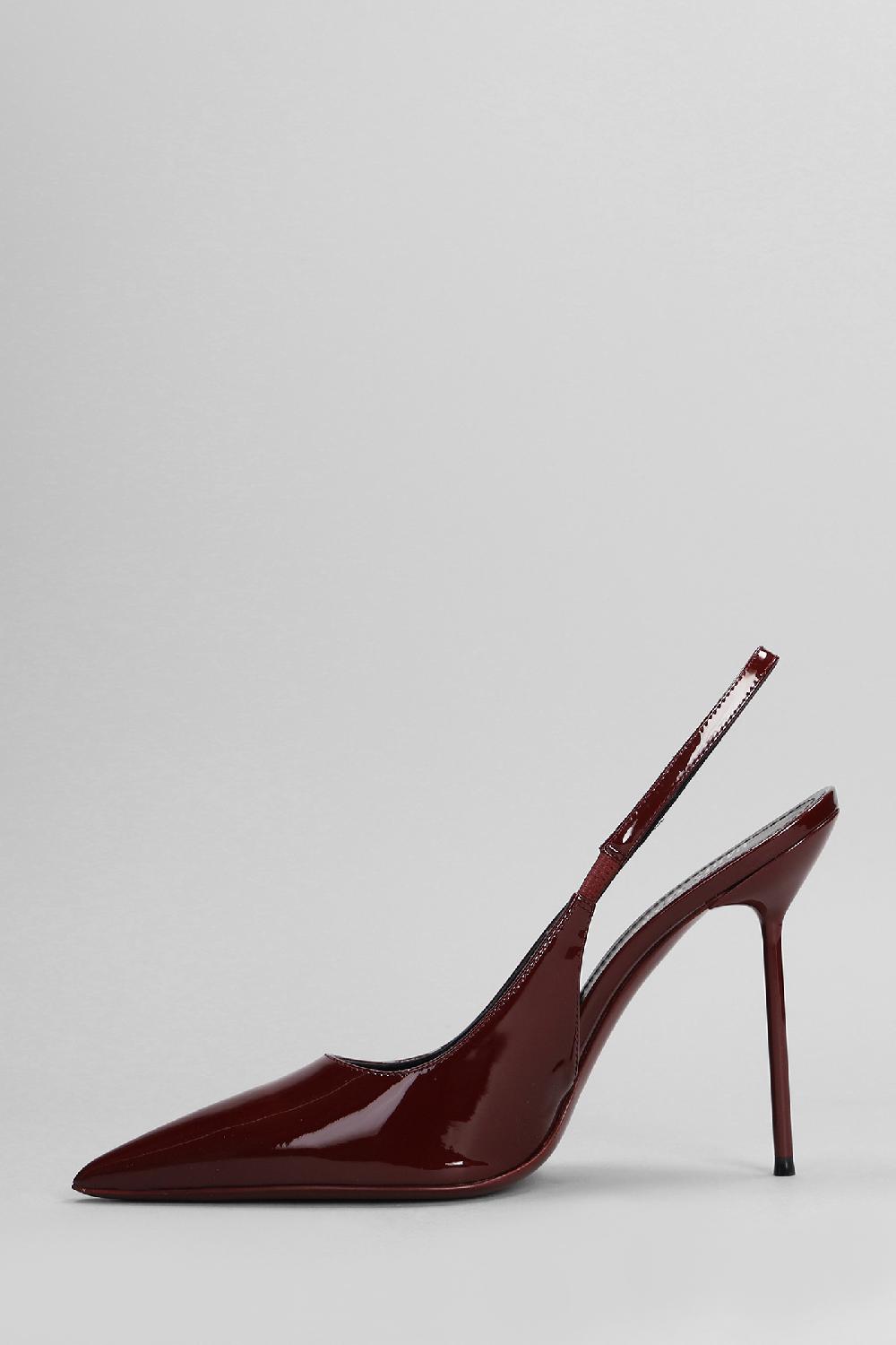 Deliberti Paris Texas Decollete Lidia Slingback In Vernice Bordeaux Cod. 402710 - Deliberti The Luxury Shopping