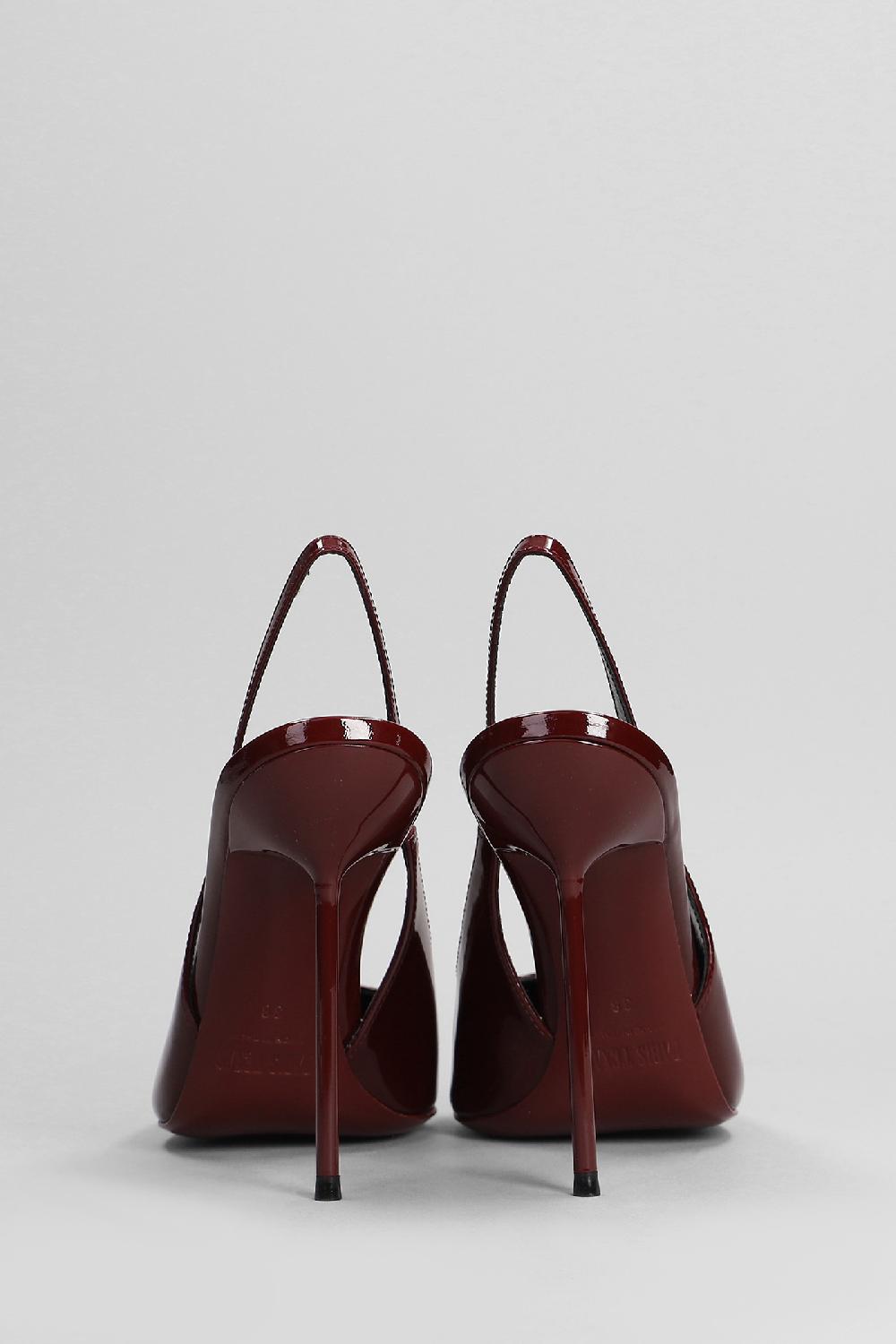 Deliberti Paris Texas Decollete Lidia Slingback In Vernice Bordeaux Cod. 402710 - Deliberti The Luxury Shopping