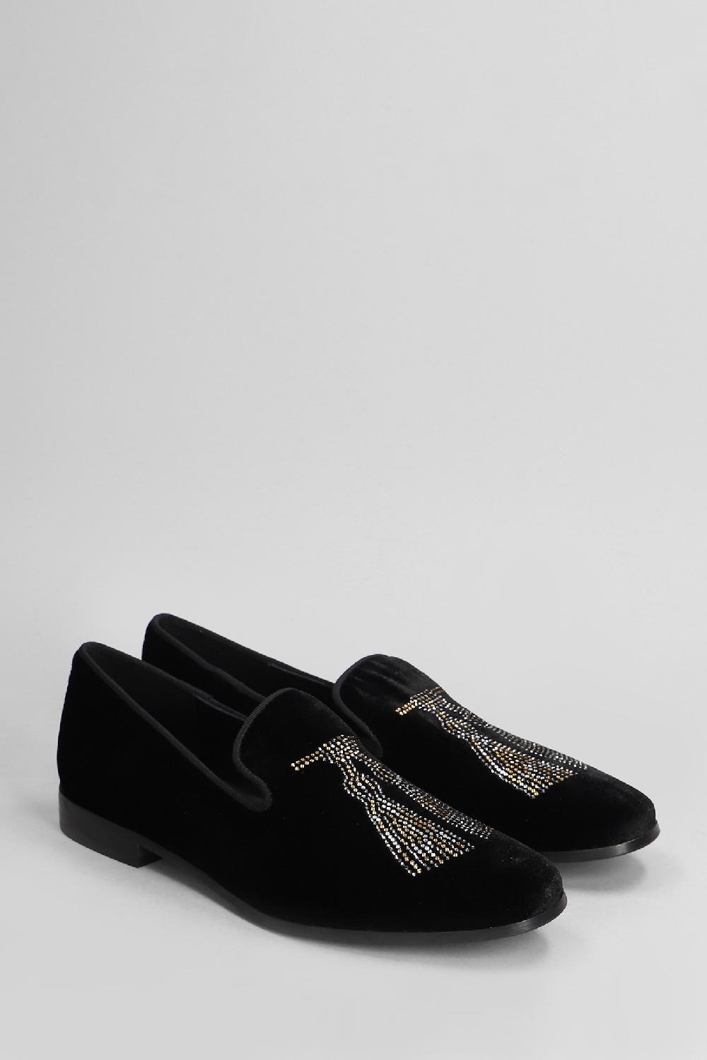 Deliberti Pedro Miralles Mocassini In Velluto Nero Cod. 404983 - Deliberti The Luxury Shopping