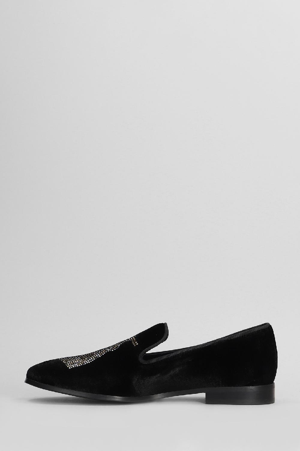 Deliberti Pedro Miralles Mocassini In Velluto Nero Cod. 404983 - Deliberti The Luxury Shopping