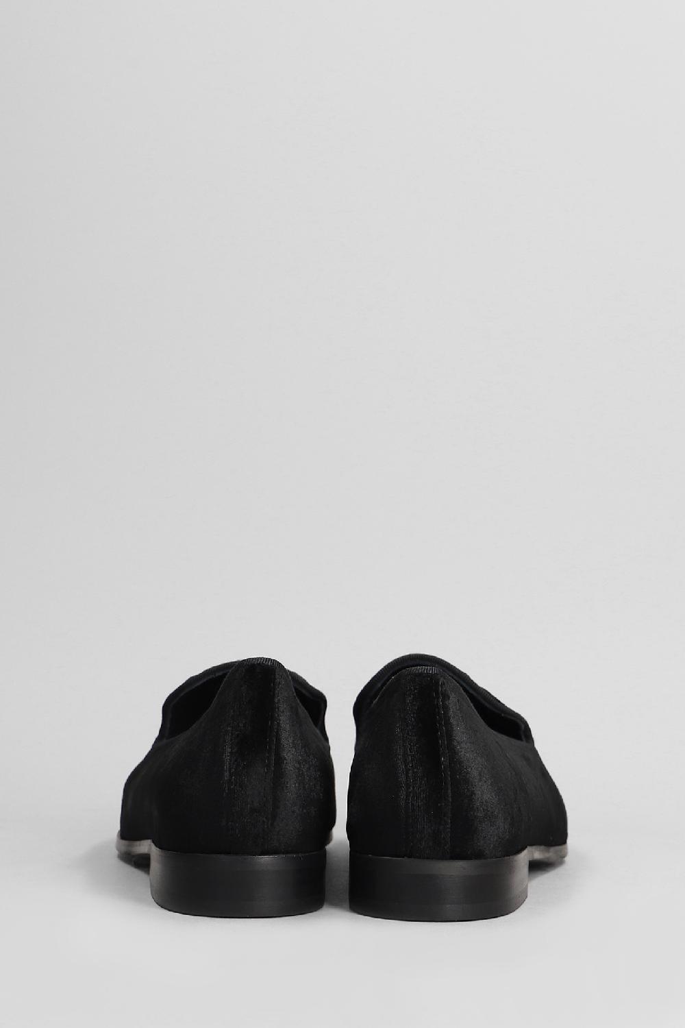 Deliberti Pedro Miralles Mocassini In Velluto Nero Cod. 404983 - Deliberti The Luxury Shopping