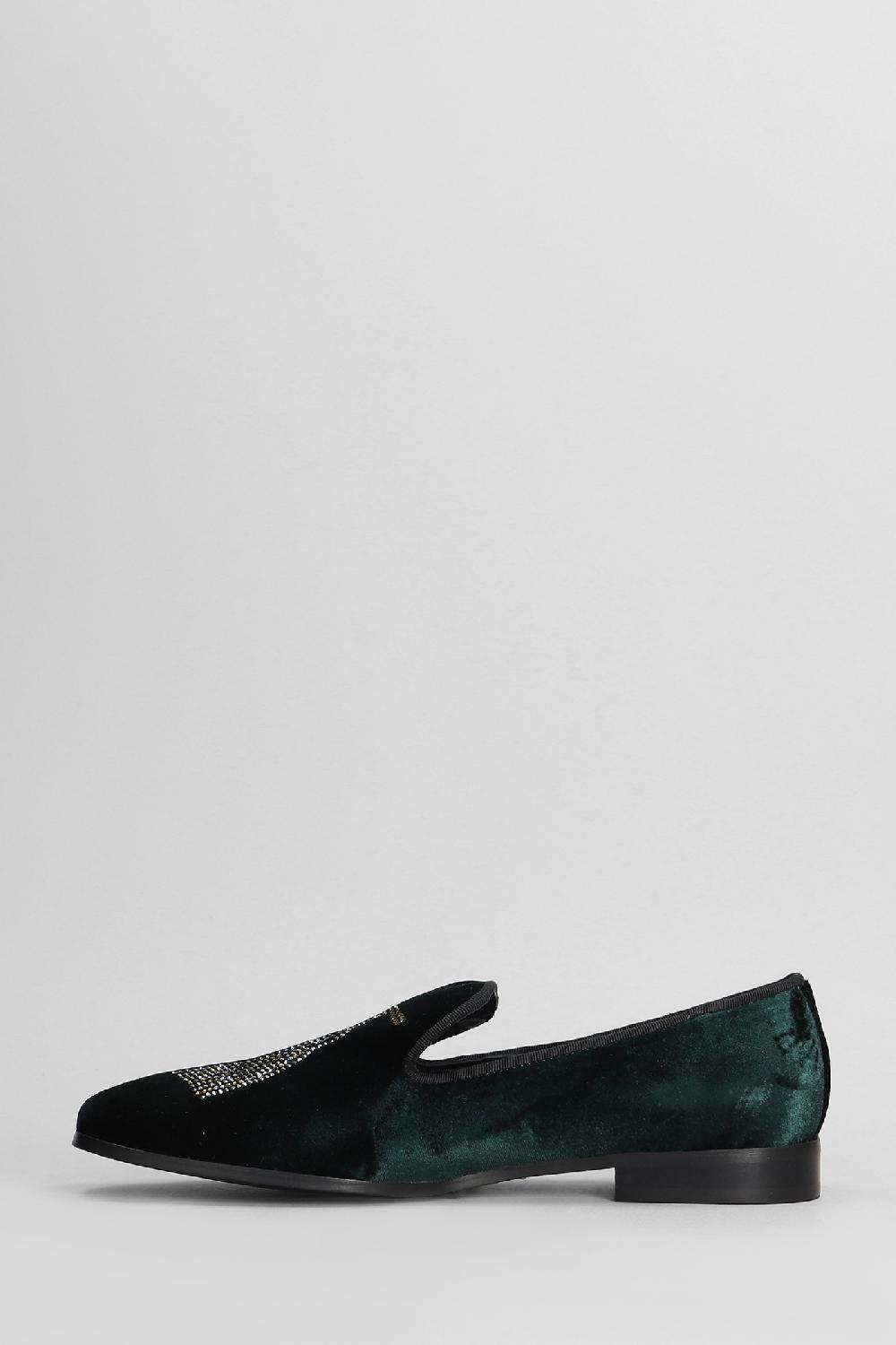 Deliberti Pedro Miralles Mocassini In Velluto Verde Cod. 404984 - Deliberti The Luxury Shopping