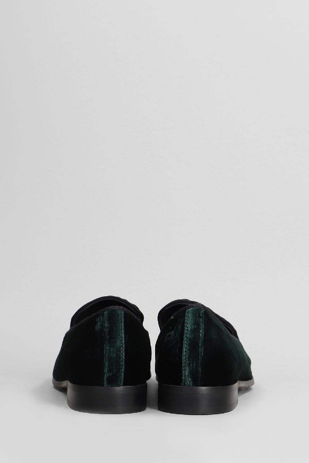 Deliberti Pedro Miralles Mocassini In Velluto Verde Cod. 404984 - Deliberti The Luxury Shopping