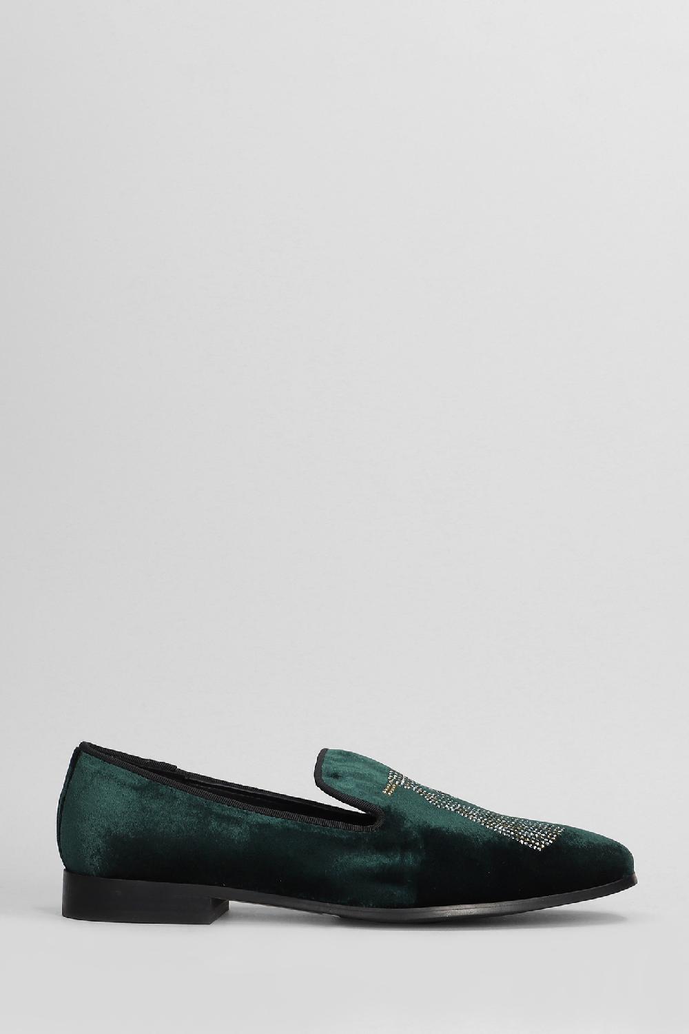 Deliberti Pedro Miralles Mocassini in velluto verde cod. 404984 - Deliberti The Luxury Shopping