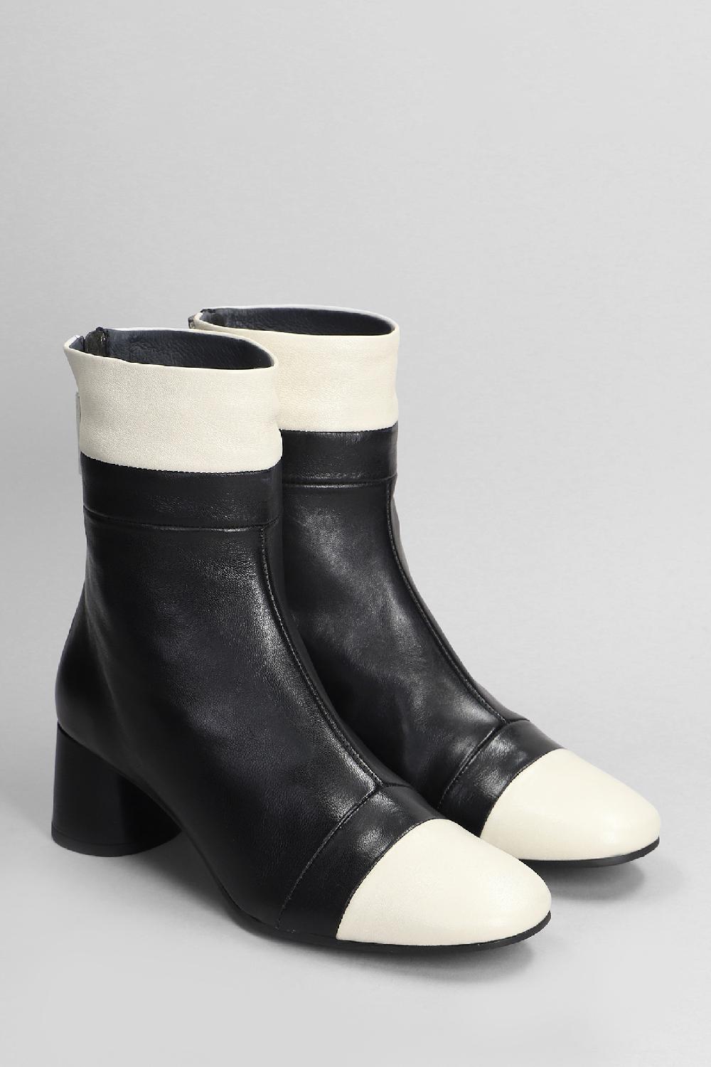 Deliberti Pedro Miralles Tronchetti Tacco Alto In Pelle Nera Cod. 404978 - Deliberti The Luxury Shopping