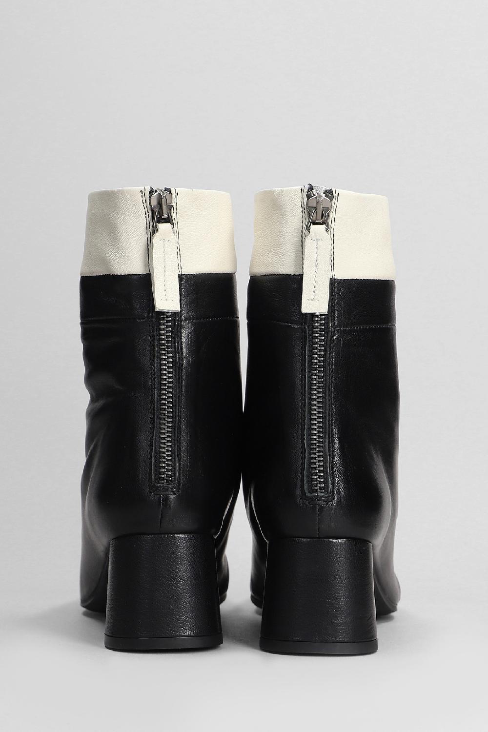 Deliberti Pedro Miralles Tronchetti Tacco Alto In Pelle Nera Cod. 404978 - Deliberti The Luxury Shopping