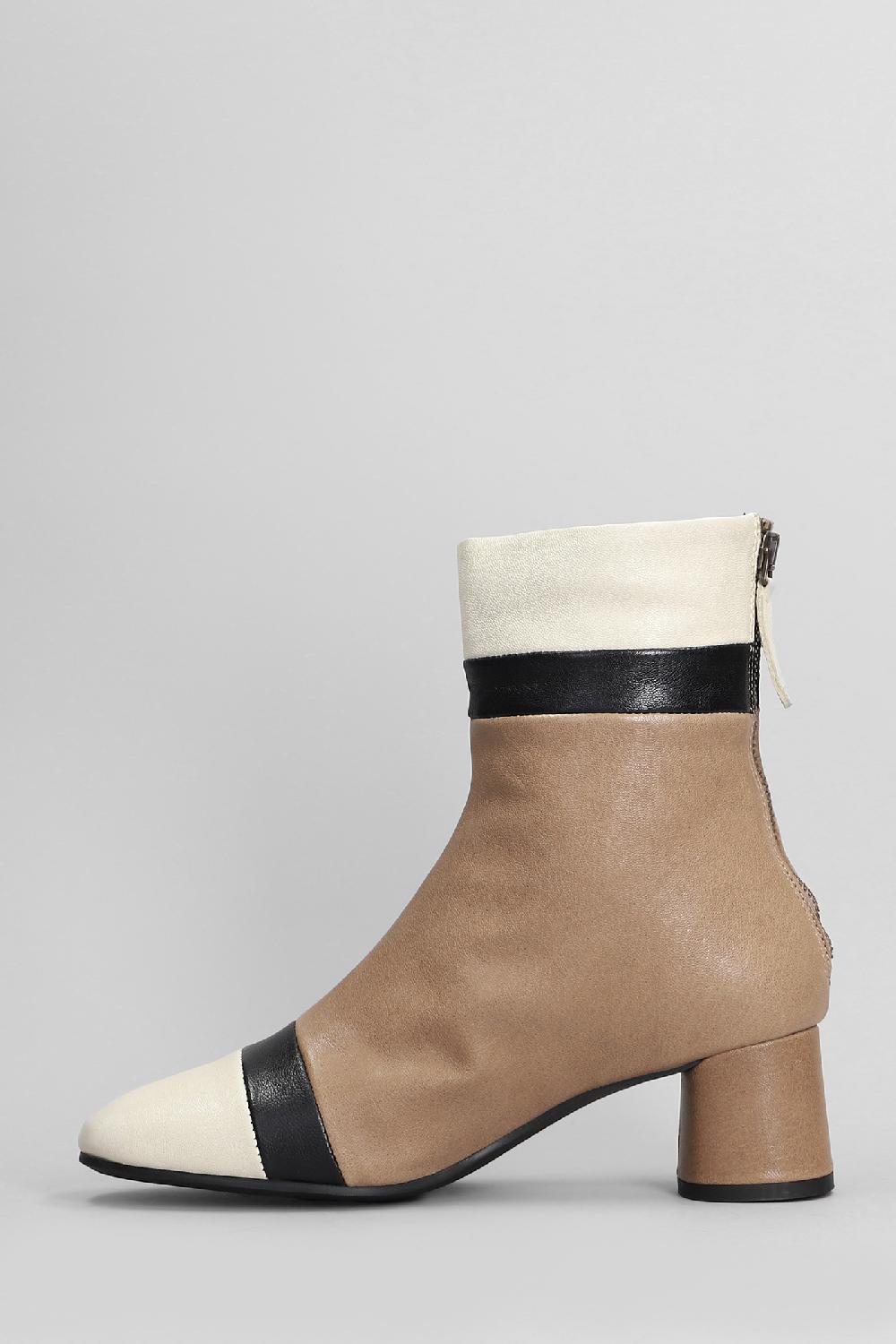 Deliberti Pedro Miralles Tronchetti Tacco Alto In Pelle Taupe Cod. 405989 - Deliberti The Luxury Shopping