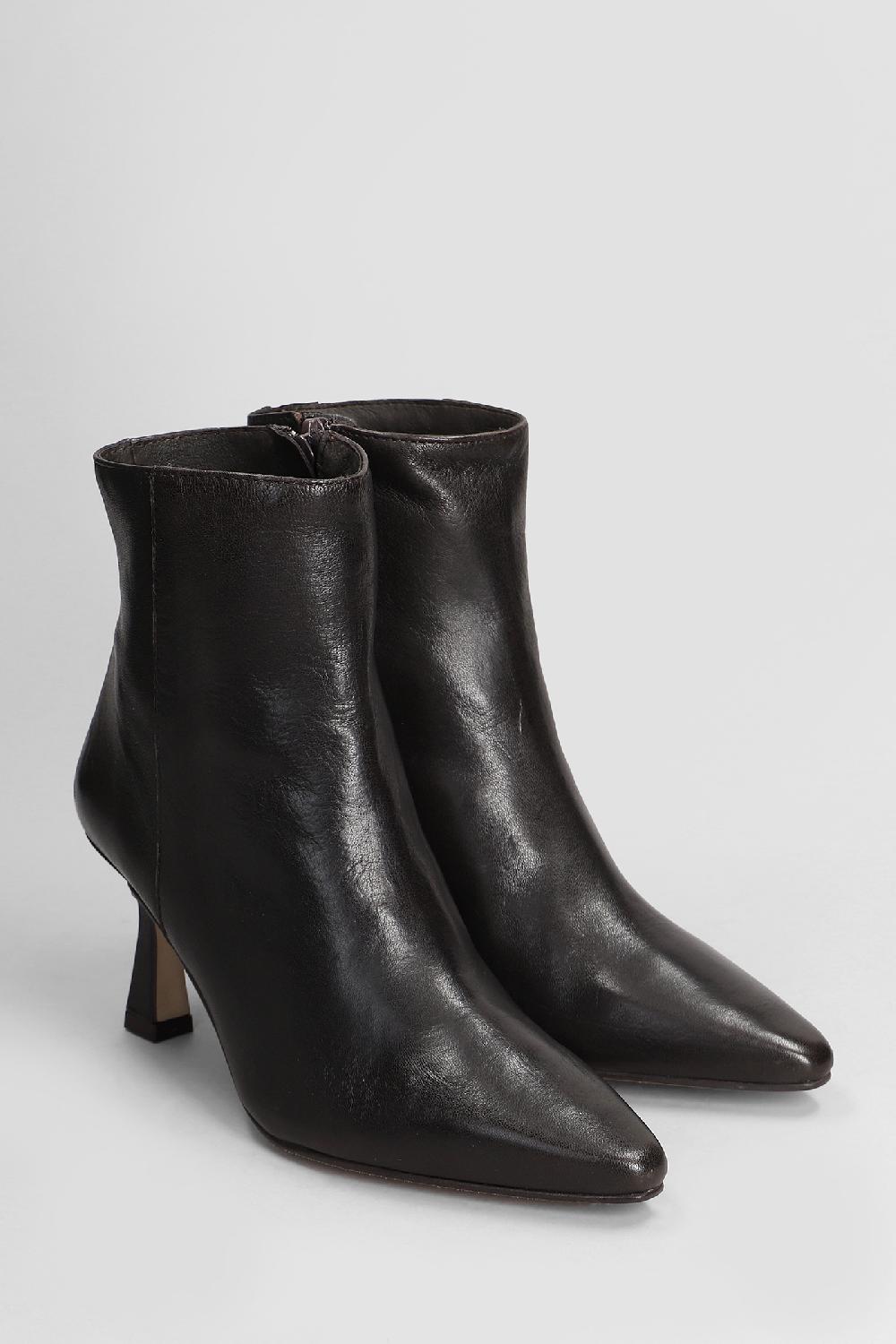 Deliberti Pedro Miralles Tronchetti Tacco Alto In Pelle Testa Di Moro Cod. 408683 - Deliberti The Luxury Shopping