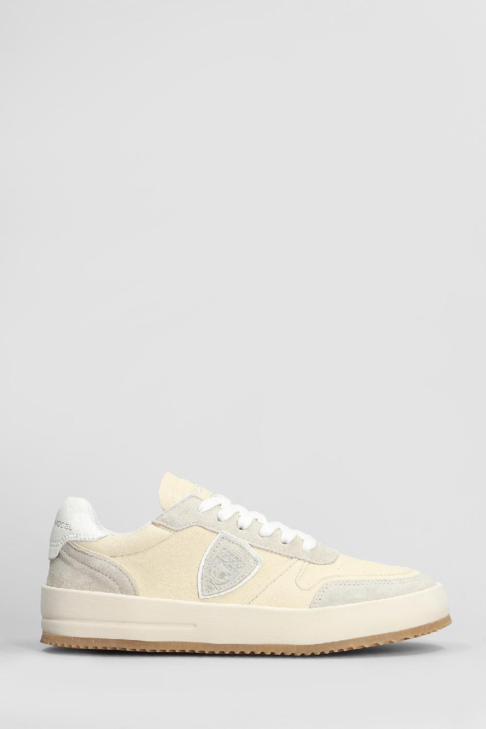 Deliberti Philippe Model Sneakers nice low in pelle beige cod. 407793 - Deliberti The Luxury Shopping