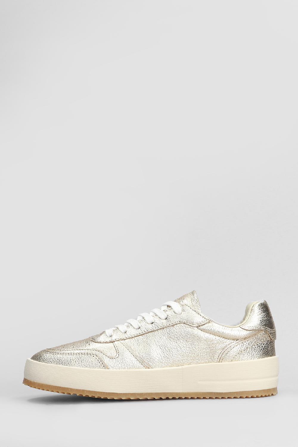Deliberti Philippe Model Sneakers Nice Low In Pelle Oro Cod. 407794 - Deliberti The Luxury Shopping