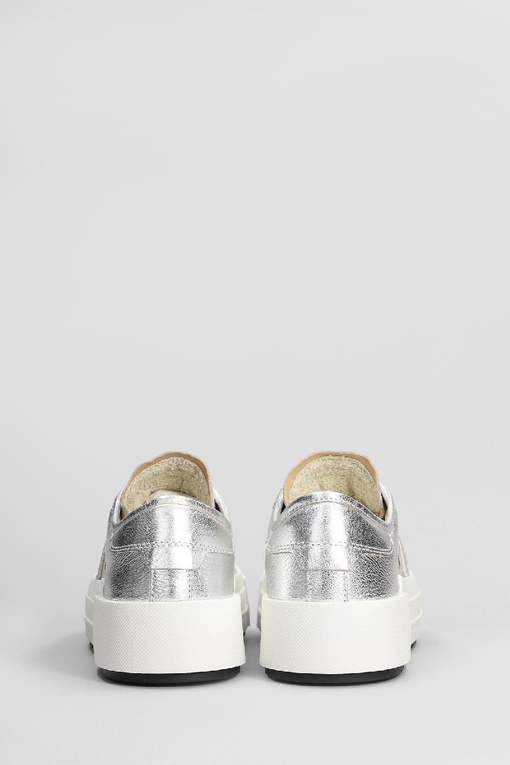 Deliberti Philippe Model Sneakers Paris Haute Low In Pelle Argento Cod. 407796 - Deliberti The Luxury Shopping