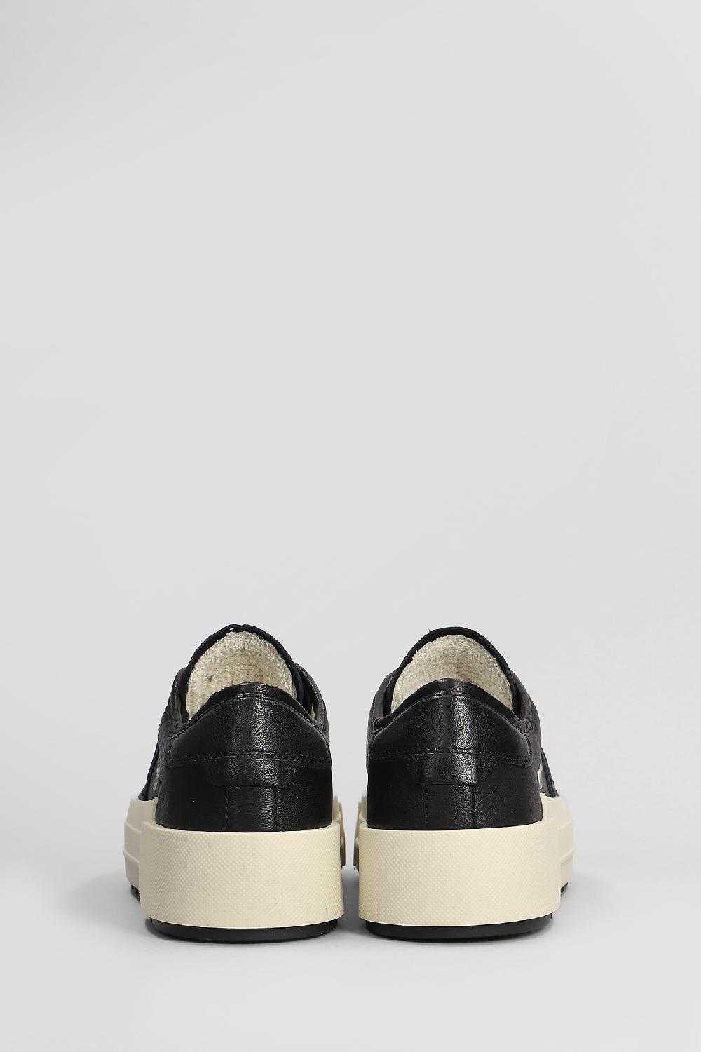 Deliberti Philippe Model Sneakers Paris Haute Low In Pelle Nera Cod. 407795 - Deliberti The Luxury Shopping