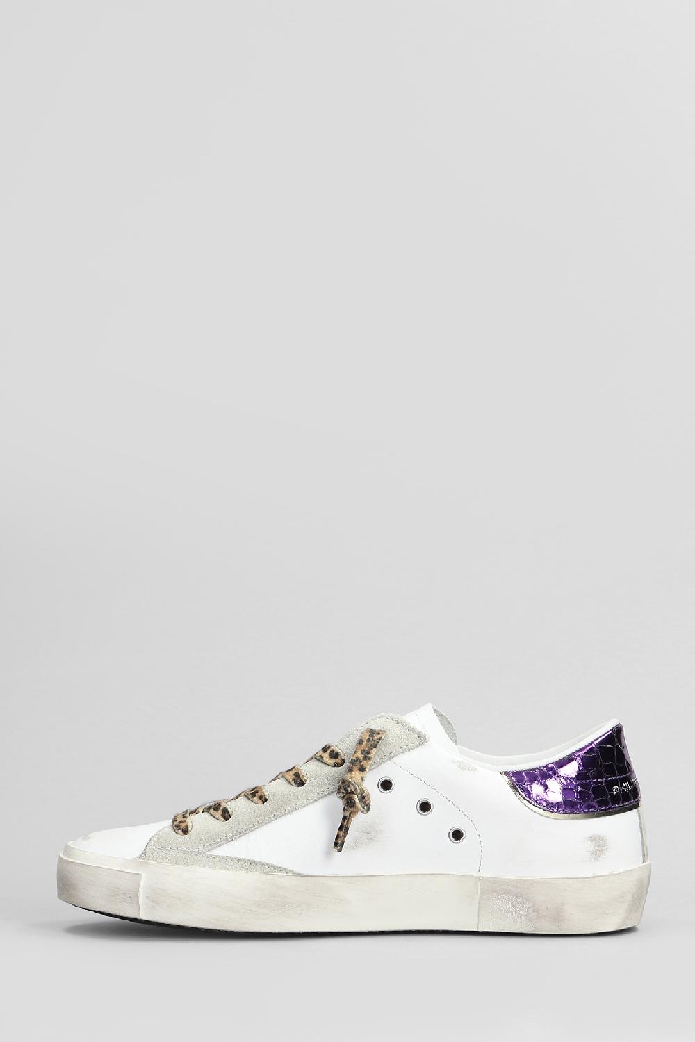Deliberti Philippe Model Sneakers Prsx Low In Pelle Bianca Cod. 407777 - Deliberti The Luxury Shopping
