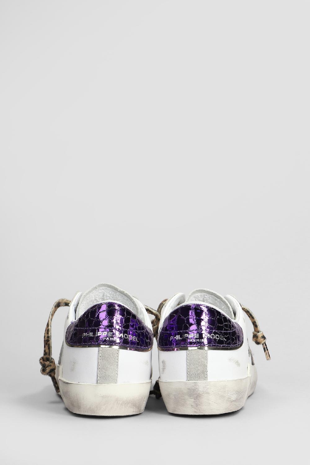 Deliberti Philippe Model Sneakers Prsx Low In Pelle Bianca Cod. 407777 - Deliberti The Luxury Shopping