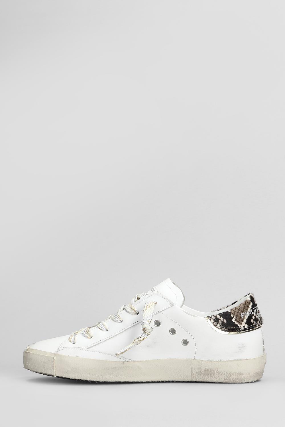 Deliberti Philippe Model Sneakers Prsx Low In Pelle Bianca Cod. 407778 - Deliberti The Luxury Shopping