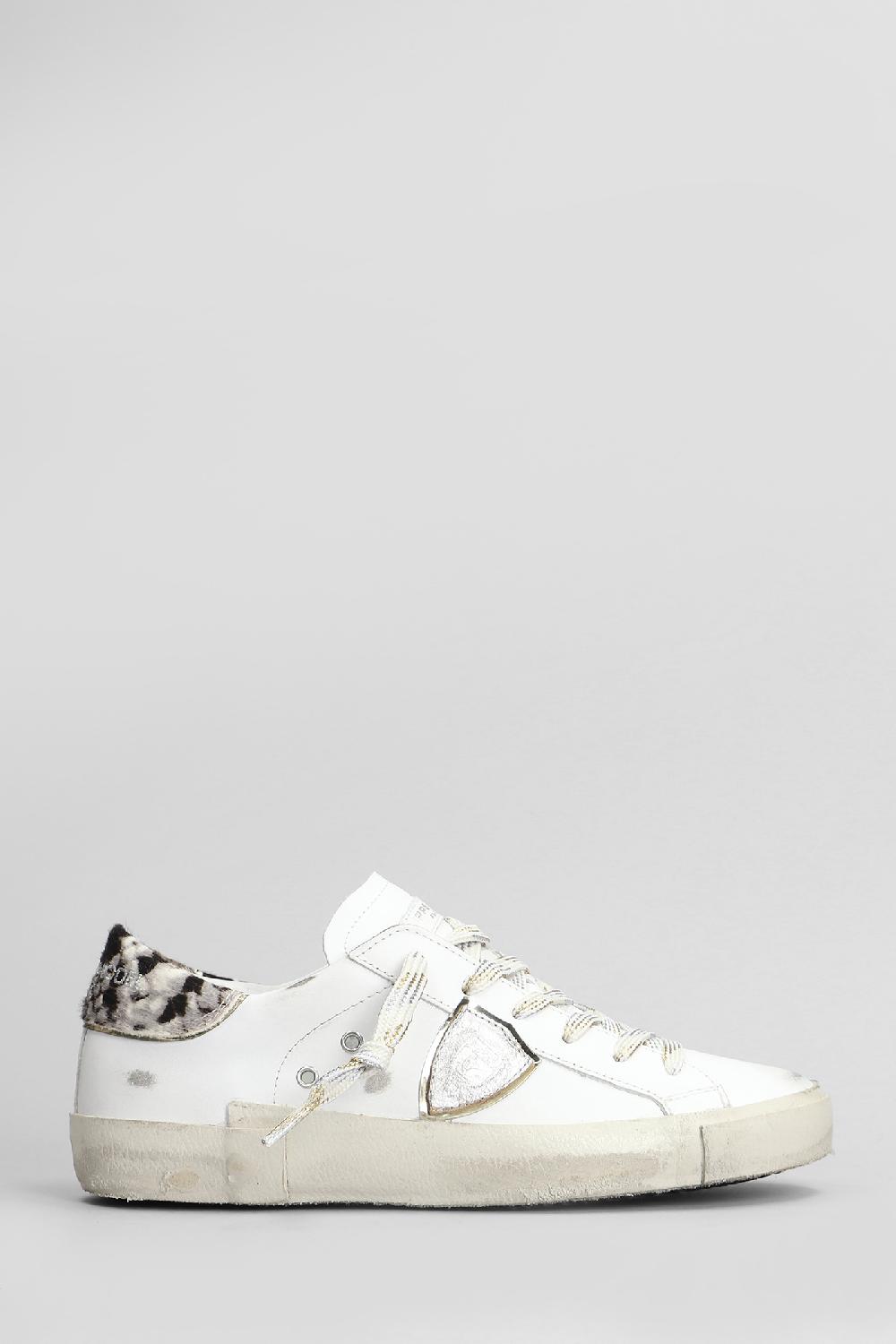 Deliberti Philippe Model Sneakers prsx low in pelle bianca cod. 407778 - Deliberti The Luxury Shopping