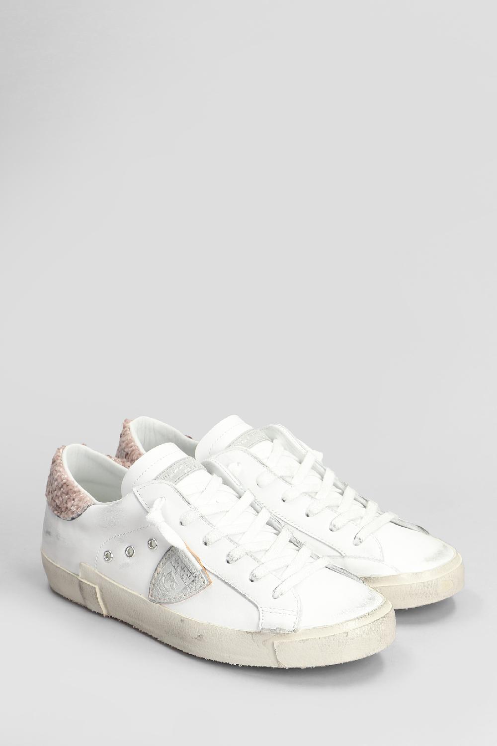 Deliberti Philippe Model Sneakers Prsx Low In Pelle Bianca Cod. 407782 - Deliberti The Luxury Shopping