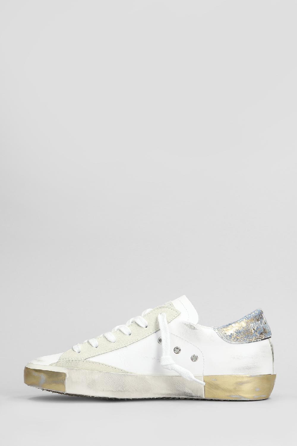 Deliberti Philippe Model Sneakers Prsx Low In Pelle Bianca Cod. 407783 - Deliberti The Luxury Shopping
